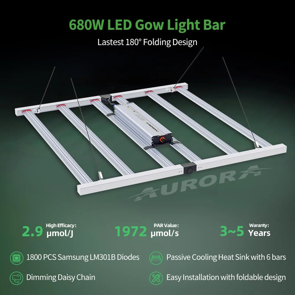 ETL Wholesale 320W 680W 800W 1000W Foldable Full Spectrum LED Grow Panel Light Samsumg Lm301b 301h Osram Red for Indoor Farm Greenhouse Plant Growing